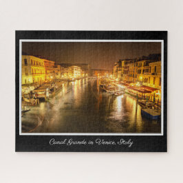 Canal Grande at Night, Venedig, Italien Puzzle