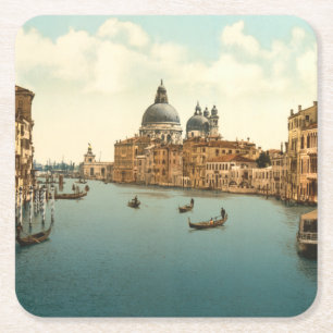 Canal Grande I, Venedig, Italien Rechteckiger Pappuntersetzer