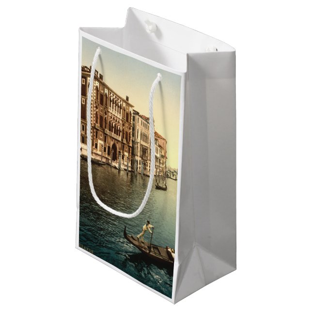 Canal Grande II, Venedig, Italien Kleine Geschenktüte (Vorderseite Schrägansicht)