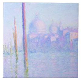 Canal Grande in Venedig (von Claude Monet) Fliese