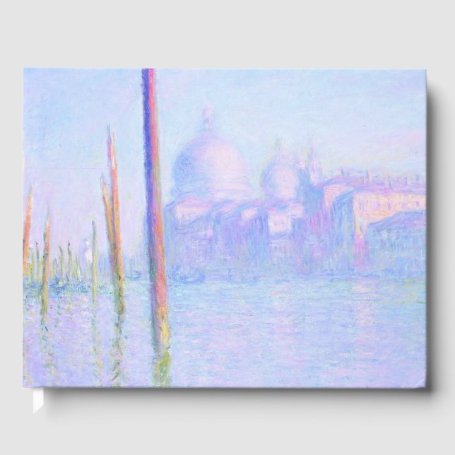 Canal Grande in Venedig (von Claude Monet) Gästebuch (Vorderseite)