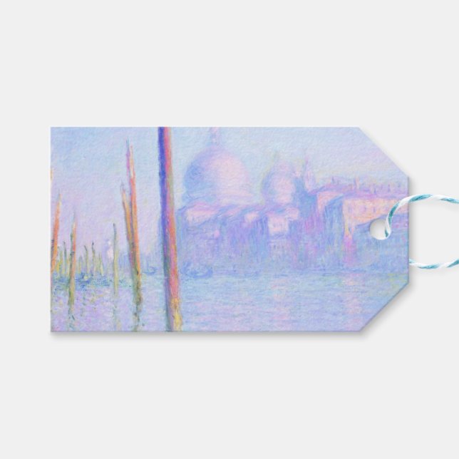 Canal Grande in Venedig (von Claude Monet) Geschenkanhänger (Vorderseite (Horizontal))