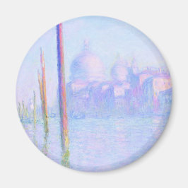 Canal Grande in Venedig (von Claude Monet) Magnet