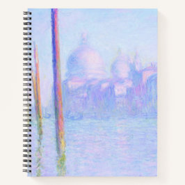 Canal Grande in Venedig (von Claude Monet) Notizbuch