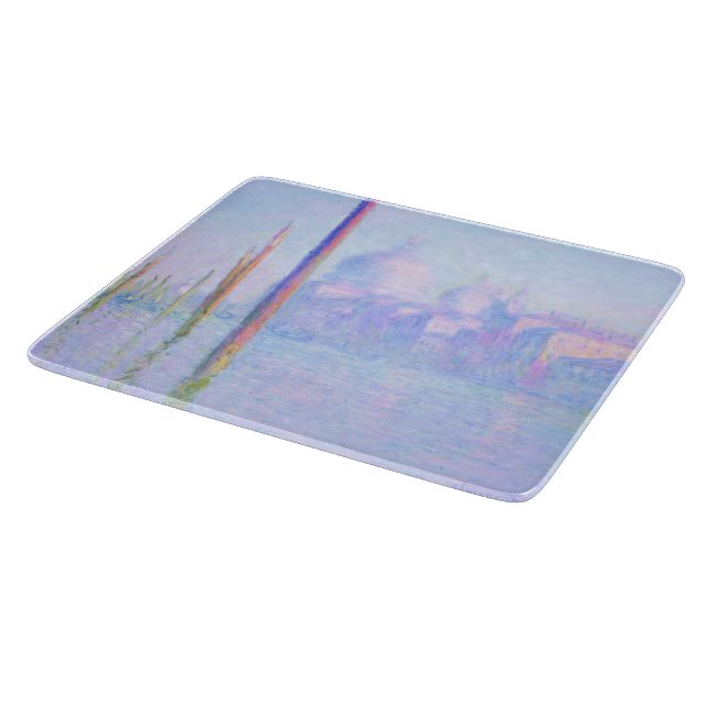 Canal Grande in Venedig (von Claude Monet) Schneidebrett (Ecke)