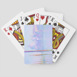 Canal Grande in Venedig (von Claude Monet) Spielkarten