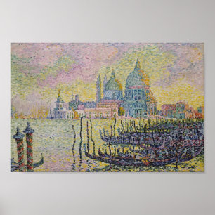 Canal Grande Pauls Signac- (Venise) Poster