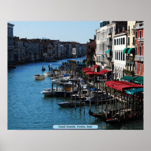 Canal Grande, Venedig, Italien Poster