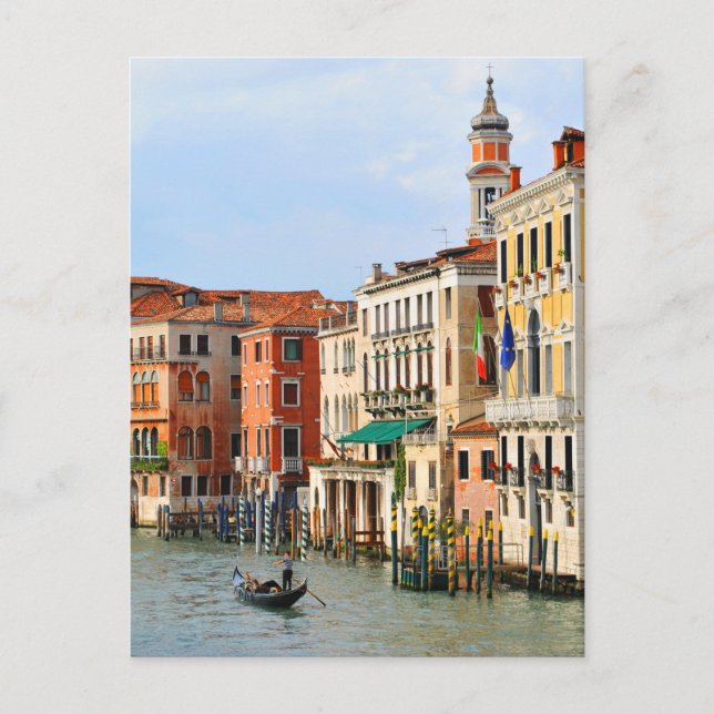 Canal Grande, Venedig, Italien Postkarte (Vorderseite)