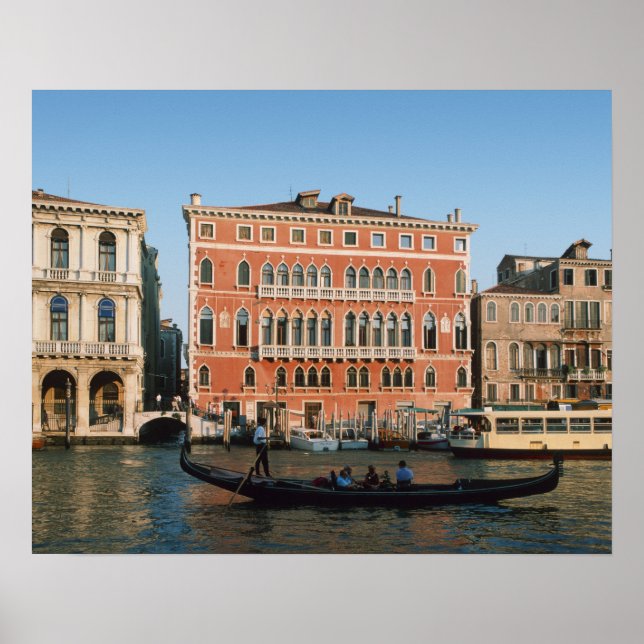 Canal Grande, Venedig, Venetien, Italien Poster (Vorne)