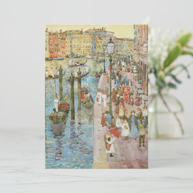 Canal Grande, Venedig von Maurice Prendergast (Stehend Vorderseite)