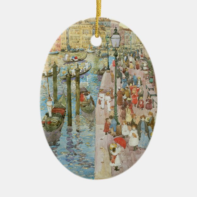 Canal Grande, Venedig von Maurice Prendergast Keramik Ornament (Vorne)