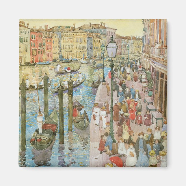 Canal Grande, Venedig von Maurice Prendergast Magnet (Vorne)
