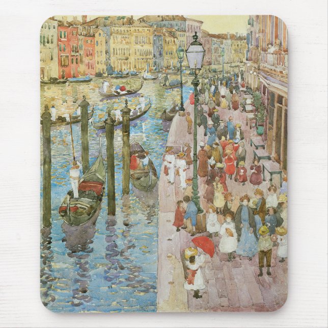 Canal Grande, Venedig von Maurice Prendergast Mousepad (Vorne)