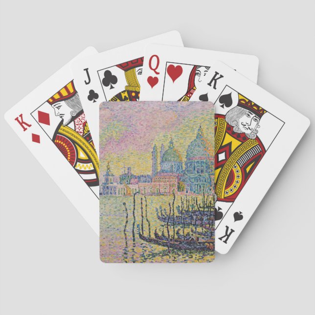 Canal Grande, Venedig von Paul Signac Spielkarten (Rückseite)