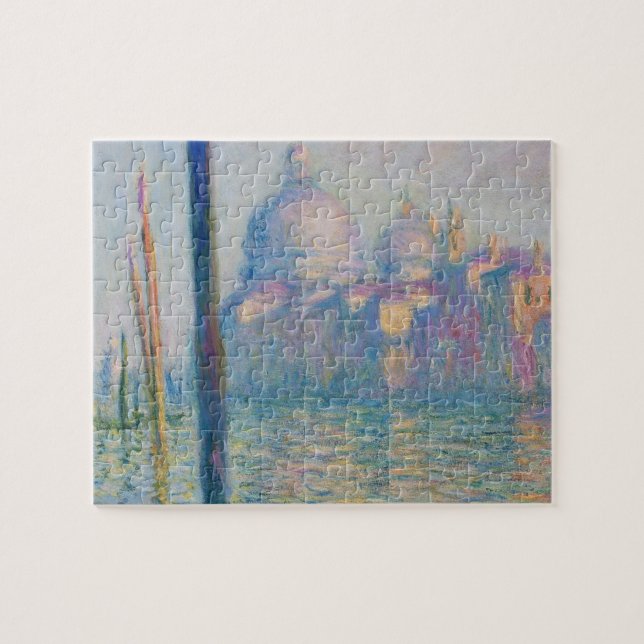 Canal Grande Venice by Monet Puzzle (Horizontal)