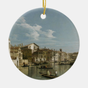 Canal Grande von Palazzo Flangini zu Palazzo Bembo Keramikornament