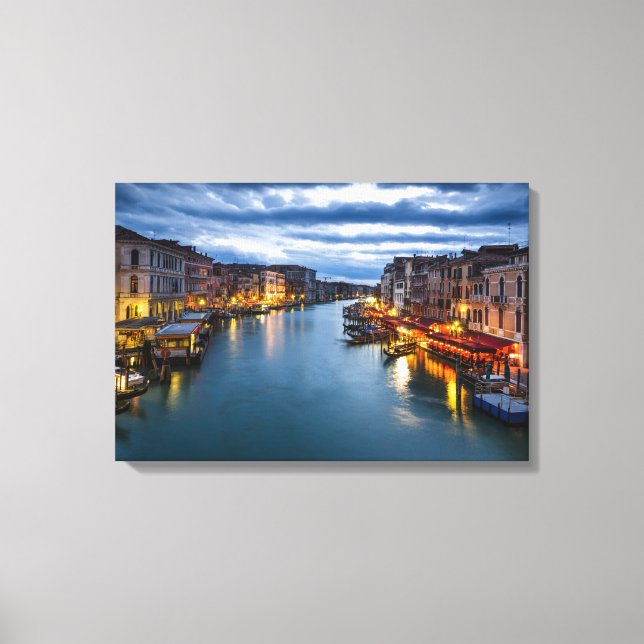 Canal Grande von Venedig Canvas Print Leinwanddruck (Vorderseite)