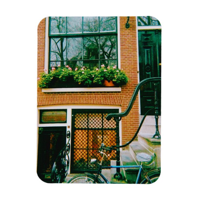 Canal House in Amsterdam Magnet (Vertikal)