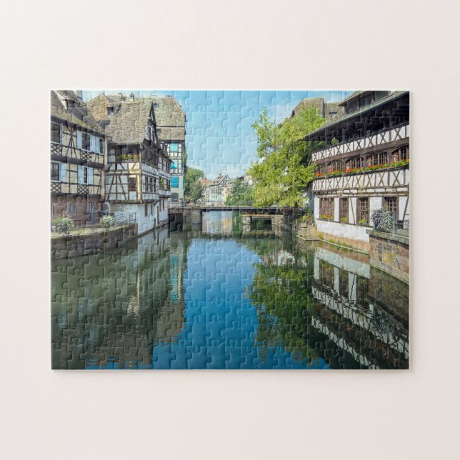 Canal in Straßburg Puzzle (Horizontal)