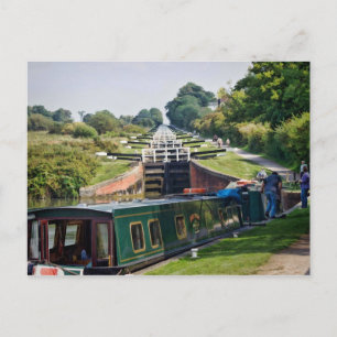 Canal Locks Postkarte