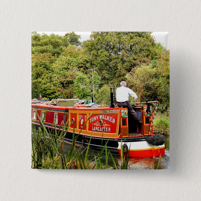 CANAL NARROWBOATS BUTTON (Vorderseite)