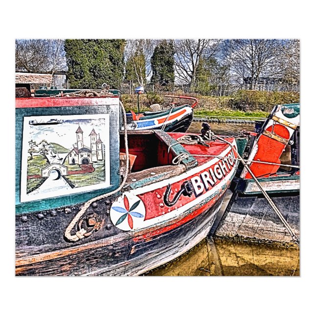 CANAL NARROWBOATS FOTODRUCK (Vorne)