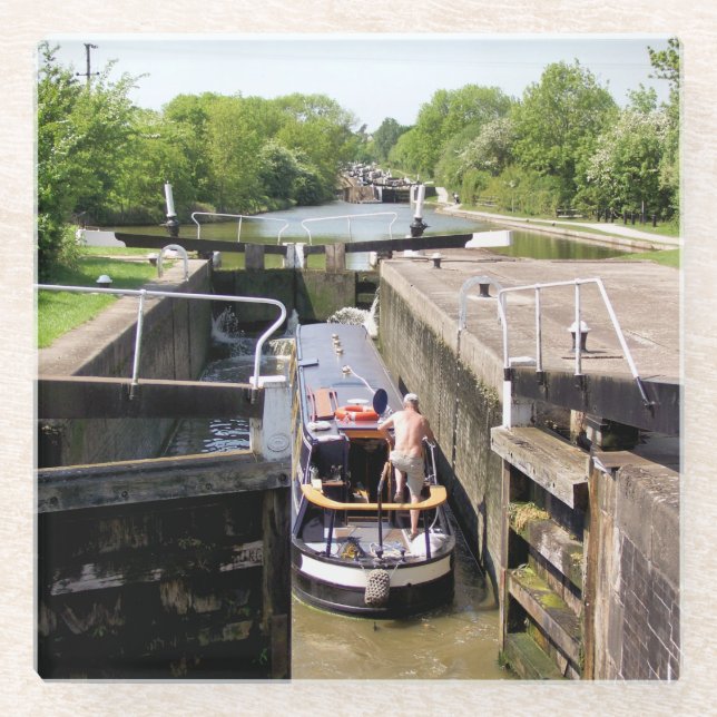 CANAL NARROWBOATS GLASUNTERSETZER (Vorderseite)
