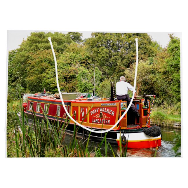 CANAL NARROWBOATS GROßE GESCHENKTÜTE (Rückseite)