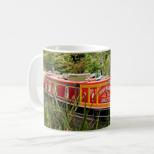 CANAL NARROWBOATS KAFFEETASSE (Vorderseite Links)