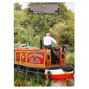 CANAL NARROWBOATS KLEMMBRETT