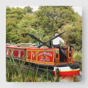 CANAL NARROWBOATS QUADRATISCHE WANDUHR