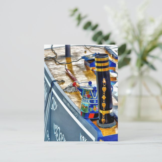 CANAL NARROWBOOT POSTKARTE (Stehend Vorderseite)