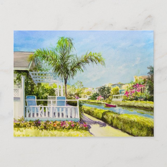 Canal Patio Postkarte (Vorderseite)