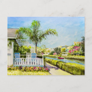 Canal Patio Postkarte