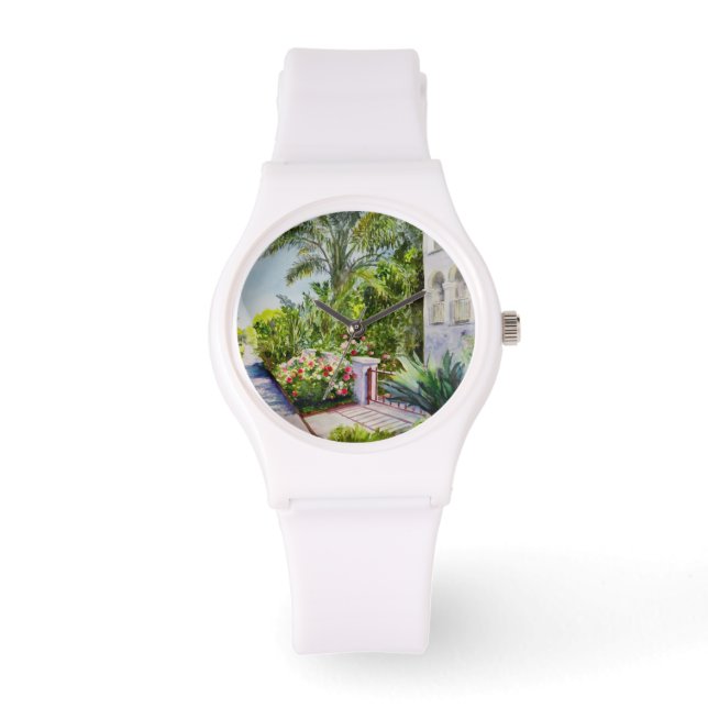 Canal Rose Garden Armbanduhr (Vorderseite)