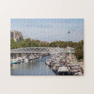Canal Saint Martin - Paris, Frankreich Puzzle