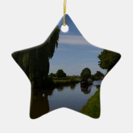 Canal Scene Keramikornament
