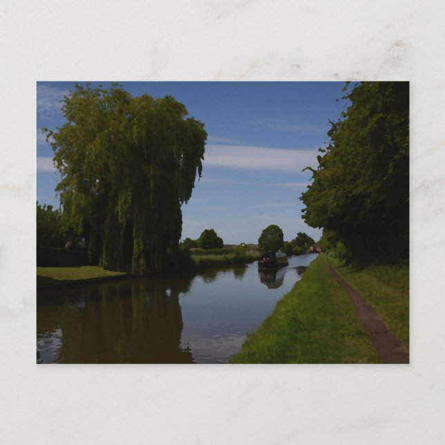 Canal scene postkarte (Vorderseite)