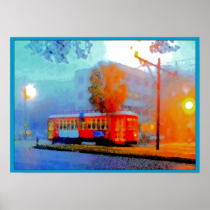 Canal Streetcar, Schluchten im Nebel Poster