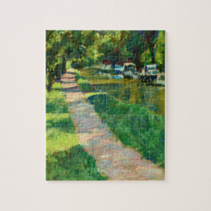 Canal Towpath bei Goytre Wharf Jigsaw Puzzle