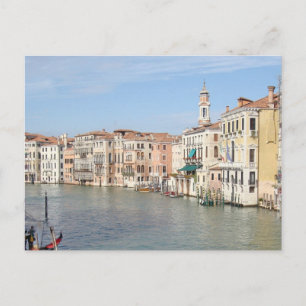 Canal View von der Rialto-Brücke - Venedig, Italie Postkarte