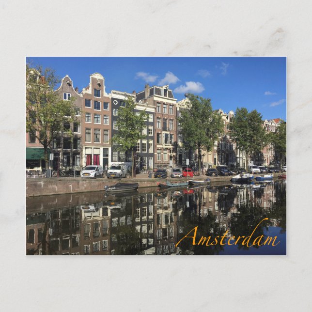 Canale Grande Amsterdam Postkarte (Vorderseite)