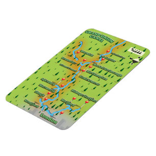 Canale Grande Gewerkschaft Karte Magnet