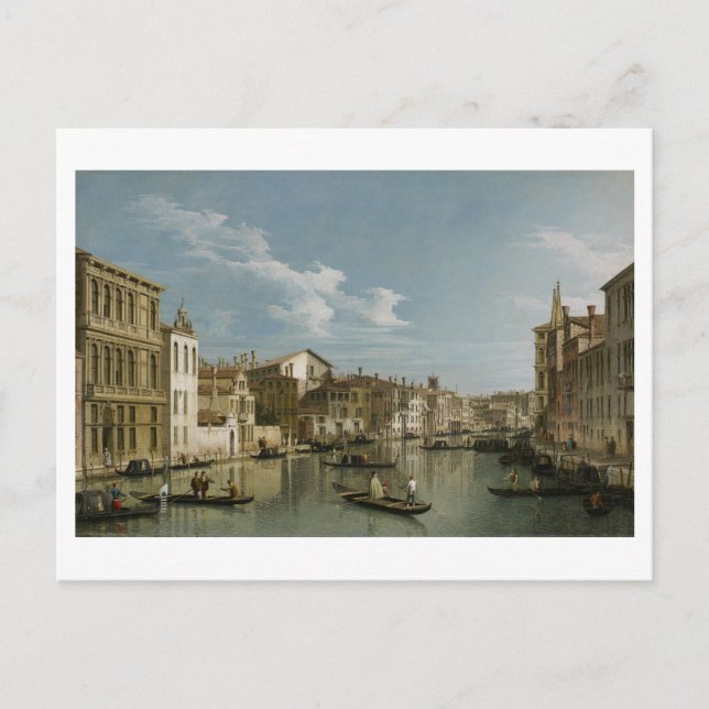 Canale Grande vom Palazzo Flangini bis zum Palazzo Postkarte (Vorderseite)