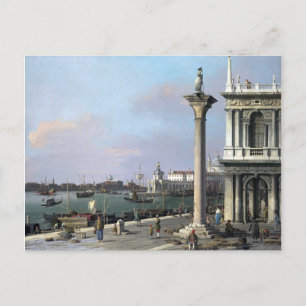 Canaletto Bacino di S. Marco Von der Piazzetta Postkarte