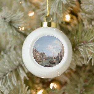 Canaletto Blick auf den Canal Grande Keramik Kugel-Ornament
