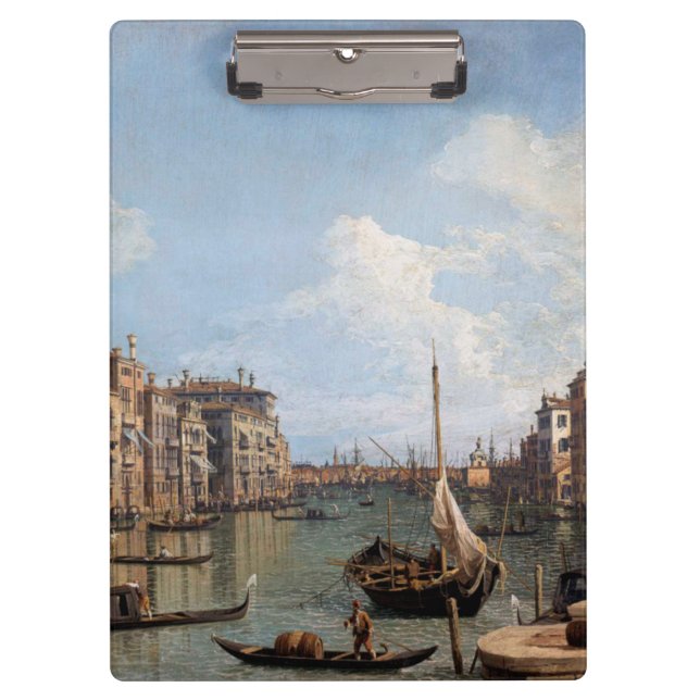 Canaletto Blick auf den Canal Grande Klemmbrett (Vorderseite)