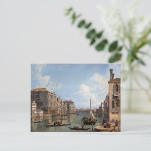 Canaletto Blick auf den Canal Grande Postkarte