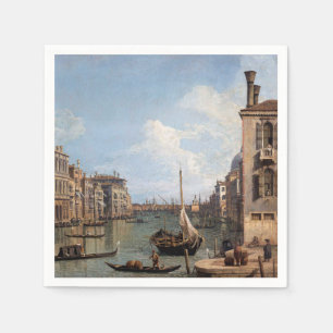 Canaletto Blick auf den Canal Grande Serviette